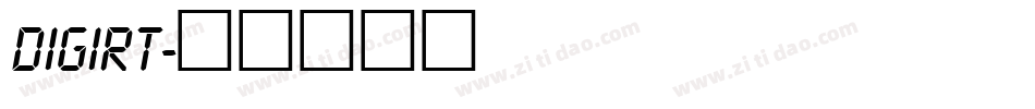 DIGIRT字体转换