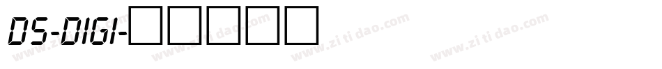 DS-DIGI字体转换