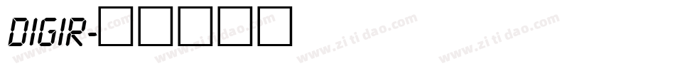 Digir字体转换