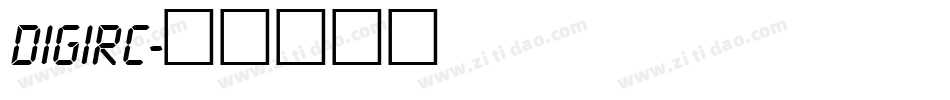 Digirc字体转换