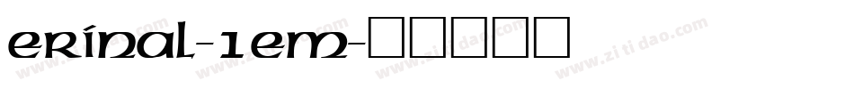 Erinal-1EM字体转换