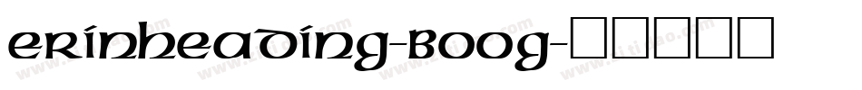 Erinheading-BooG字体转换