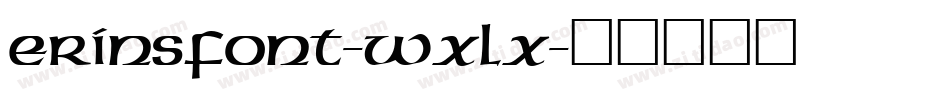 Erinsfont-wxlx字体转换