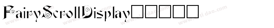 FairyScrollDisplay字体转换