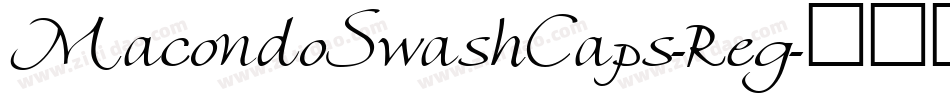MacondoSwashCaps-Reg字体转换