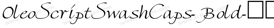 OleoScriptSwashCaps-Bold字体转换