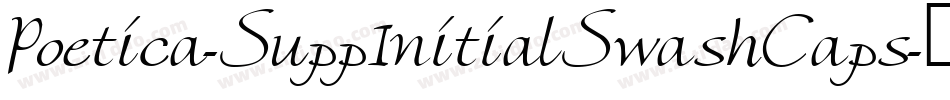 Poetica-SuppInitialSwashCaps字体转换
