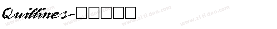 Quillines字体转换