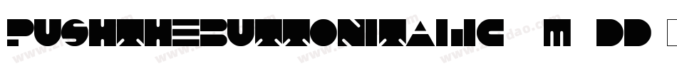PushTheButtonItalic-8M8dD字体转换