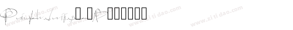 Pwsimplehandwriting-e3lB字体转换