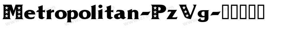Metropolitan-PzVg字体转换