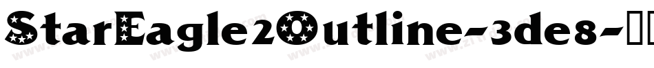 StarEagle2Outline-3de8字体转换