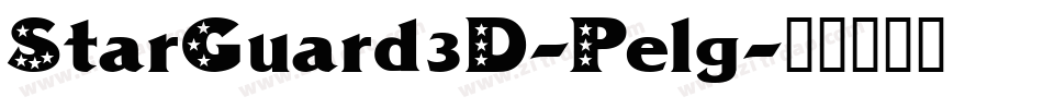 StarGuard3D-Pelg字体转换