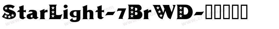 StarLight-7BrWD字体转换