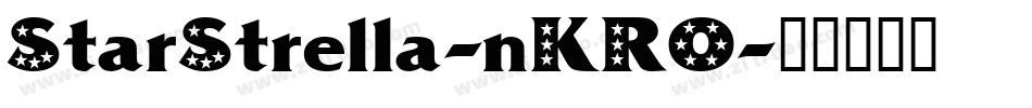 StarStrella-nKRO字体转换