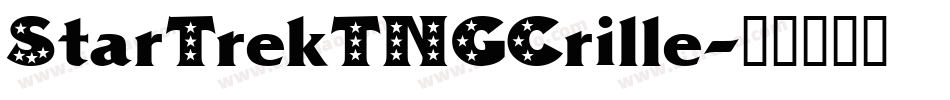 StarTrekTNGCrille字体转换