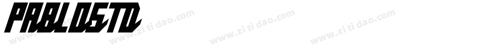 PabloStd字体转换