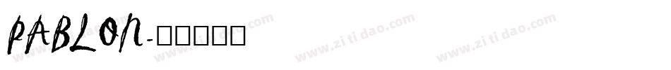 PABLON字体转换