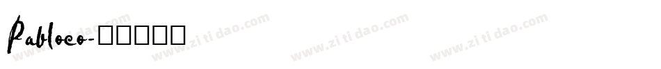 Pabloco字体转换