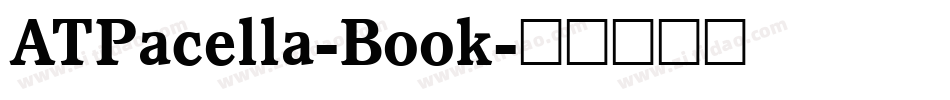 ATPacella-Book字体转换