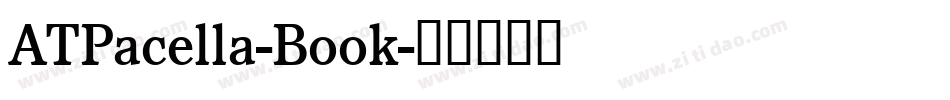 ATPacella-Book字体转换