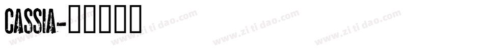 CASSIA字体转换