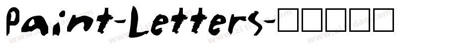 Paint-Letters字体转换