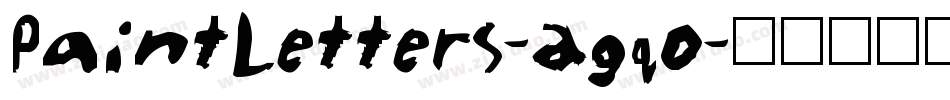 PaintLetters-2gqo字体转换