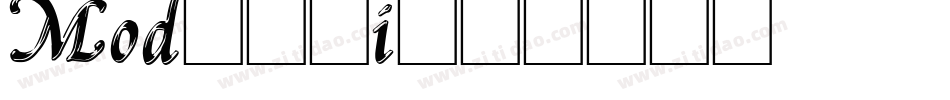 Mod880i字体转换