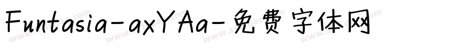 Funtasia-axYAa字体转换
