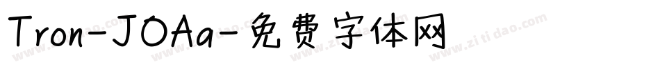Tron-JOAa字体转换