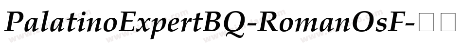 PalatinoExpertBQ-RomanOsF字体转换