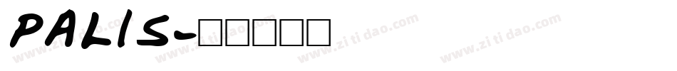 PALIS字体转换