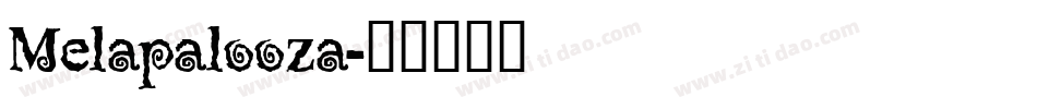 Melapalooza字体转换