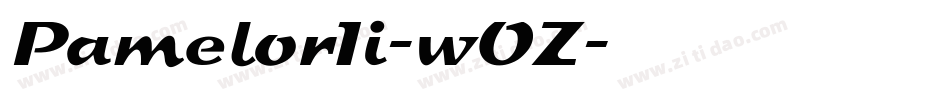 PamelorIi-wOZ字体转换