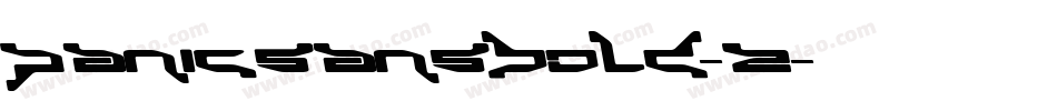 PanicSansBold-2字体转换