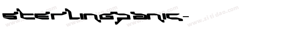 SterlingPanic字体转换