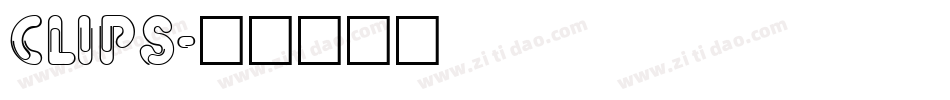 CLIPS字体转换
