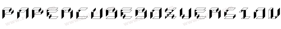 PaperCubeBoxVersion-0j6r字体转换