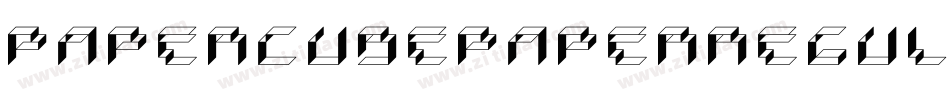 PaperCubePaperregular-WP59字体转换