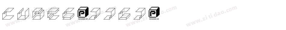 Cubes-jjgj字体转换