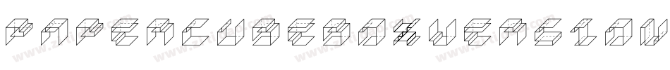 PaperCubeBoxVersion-0j6r字体转换