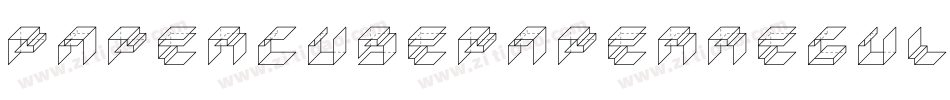 PaperCubePaperregular-WP59字体转换