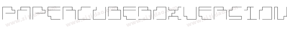 PaperCubeBoxVersion-0j6r字体转换