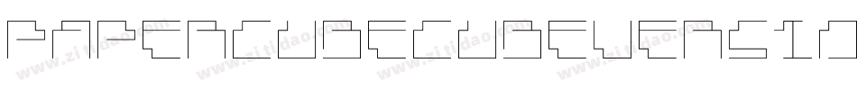 PaperCubeCubeVersionregular-ejJO字体转换