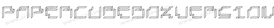 PaperCubeBoxVersion-0j6r字体转换