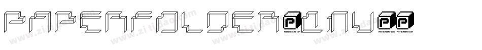 Paperfolder-qMv6字体转换