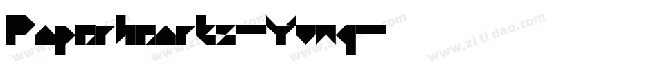 Paperhearts-Yvwq字体转换