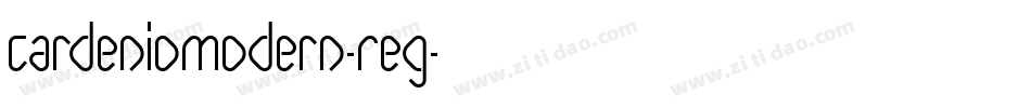 CardenioModern-Reg字体转换