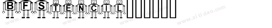 BFStencil字体转换